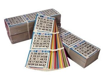 Amazon.com : United Novelty 3 on 5 up Bingo Color Collated